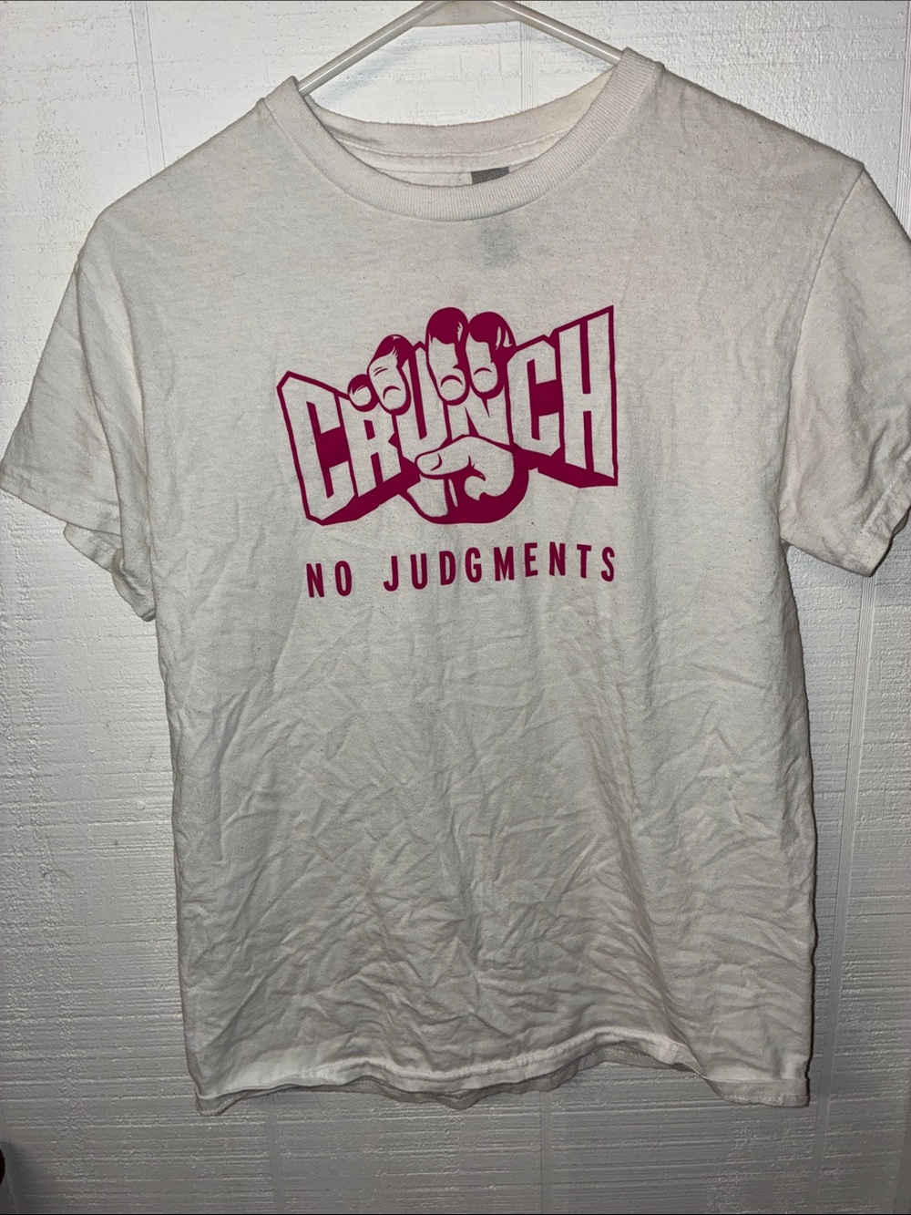 No Judgments White Graphic Tee - Women’s Short Sleeve